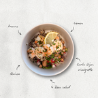 Mediterranean Garlic Prawn Bowl